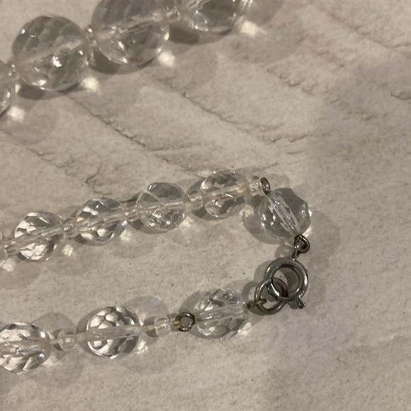 Art deco crystal necklace - Picture 5 of 7